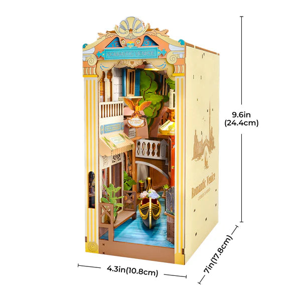 DIY Book nook Kit fai-da-te Rolife Romantic Venice Diorama