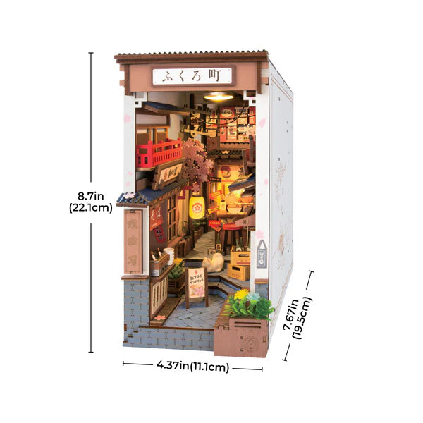 Sakura Wine Alley DIY Book Nook Kit Diorama Miniature