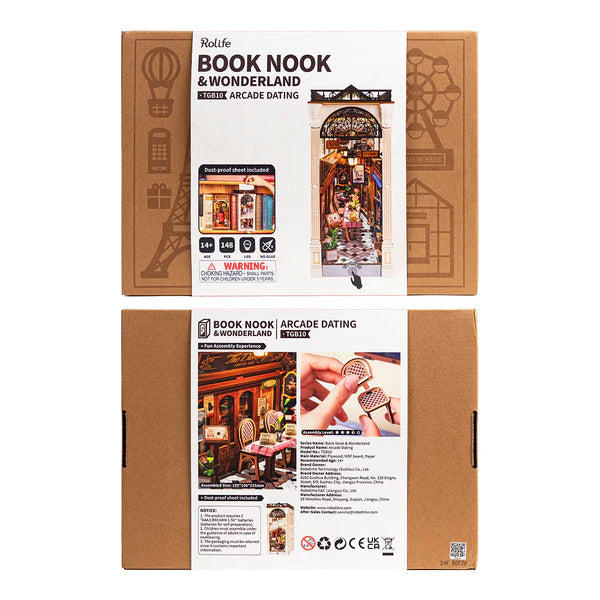 Arcade Dating DIY Book Nook Diorama fai da te Miniature