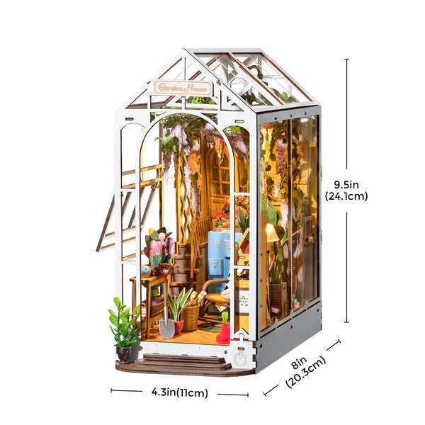 Holiday Garden House  - Book Nook DIY Kit: La Tua Serra Francese