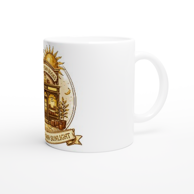 Tazza Book Lover “Sunshine Town Books” – Idea Regalo per Amanti dei Libri | Mug Magico Lettura