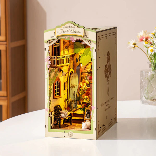 DIY Book Nook kit Floral Corner