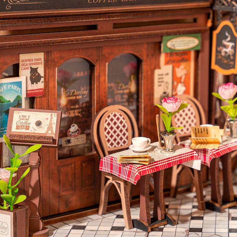 Arcade Dating DIY Book Nook Diorama fai da te Miniature