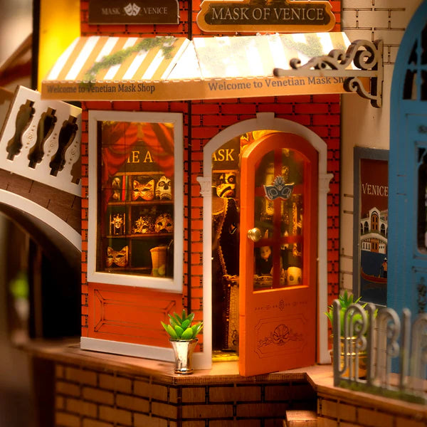DIY Book nook Kit fai-da-te Rolife Romantic Venice Diorama