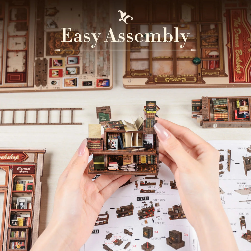 DIY Book Nook | La libreria The Drama Bookshop - Regali speciali - hobby - minuature