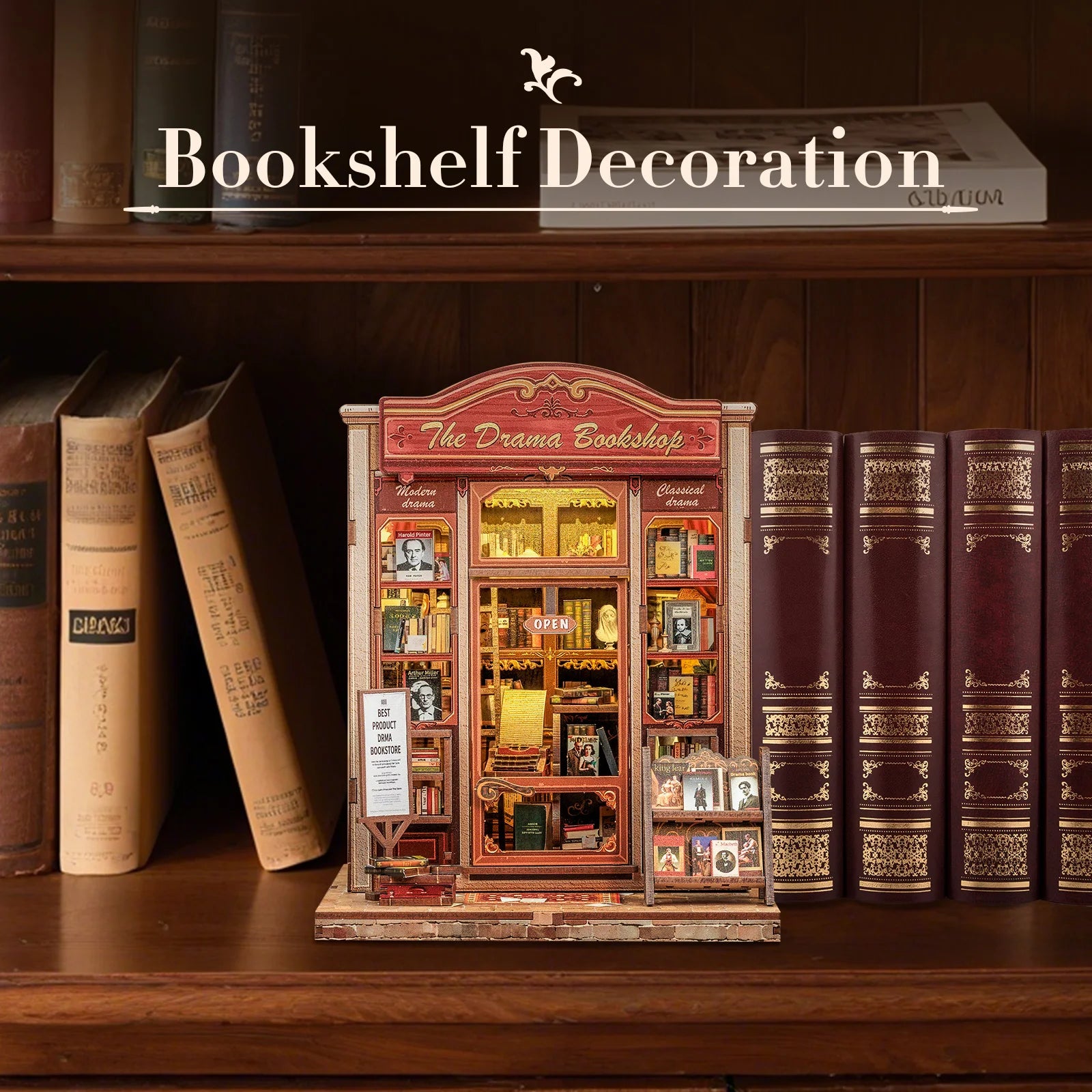 DIY Book Nook | La libreria The Drama Bookshop - Regali speciali - hobby - minuature