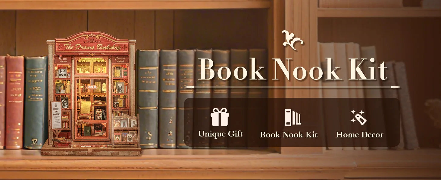 DIY Book Nook | La libreria The Drama Bookshop - Regali speciali - hobby - minuature