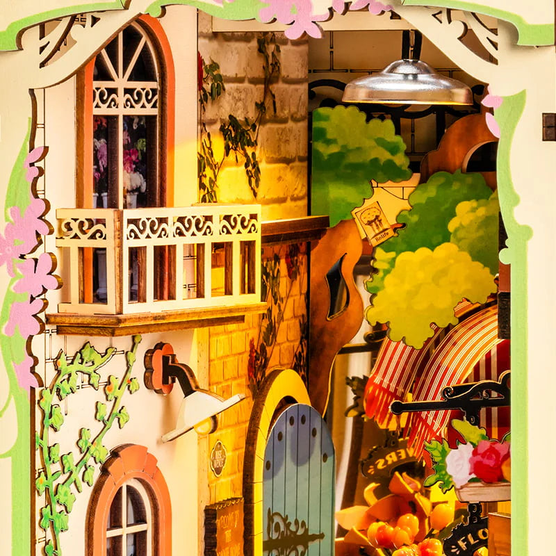 DIY Book Nook kit Floral Corner