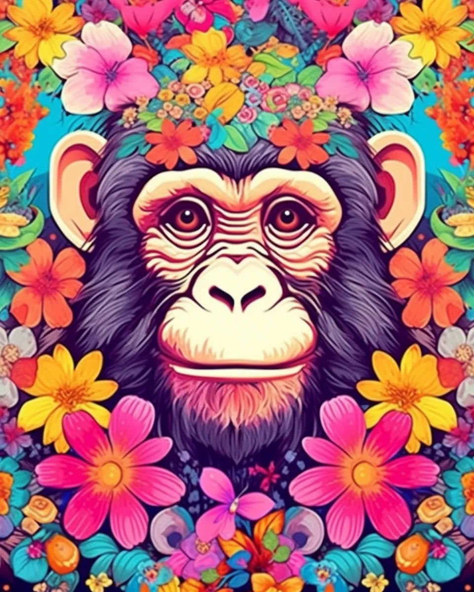 Kit Creativo - Dipingi con i numeri - Animali