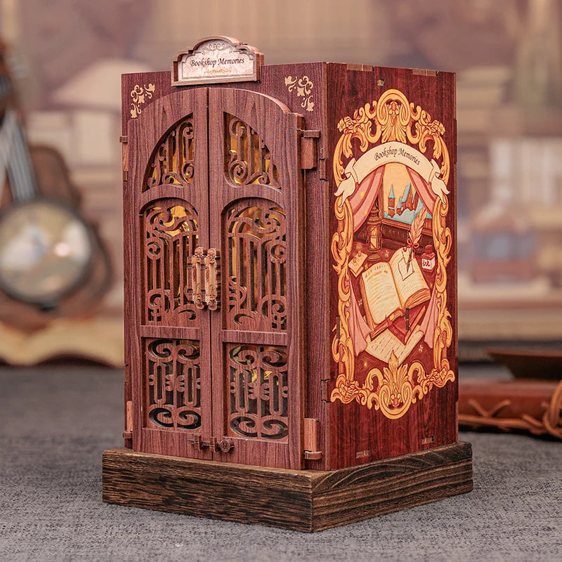 DIY Book Nook Kit Miniature - Bookshop Memories - Kit creativo