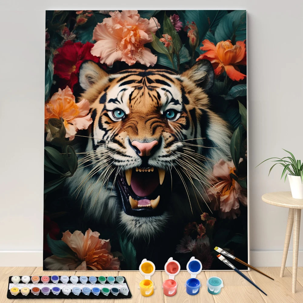Kit Creativo - Dipingi con i numeri - Animali
