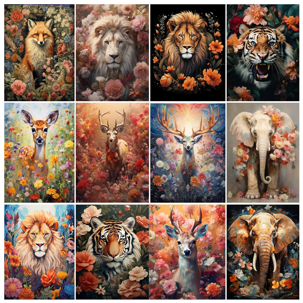 Kit Creativo - Dipingi con i numeri - Animali