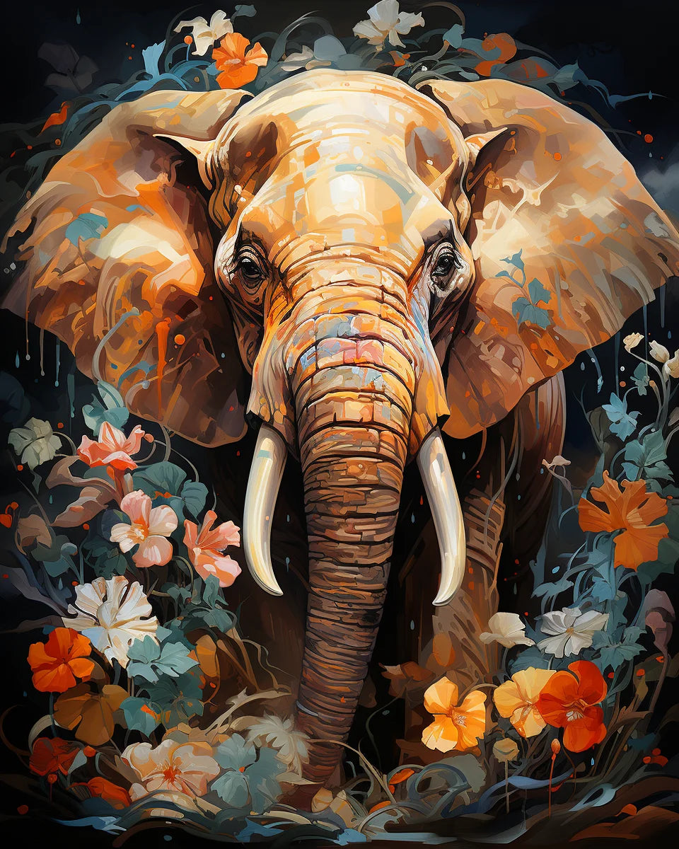 Kit Creativo - Dipingi con i numeri - Animali