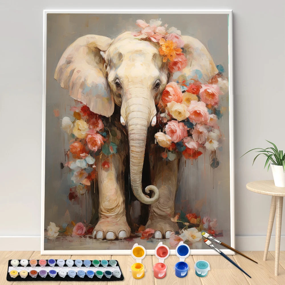Kit Creativo - Dipingi con i numeri - Animali