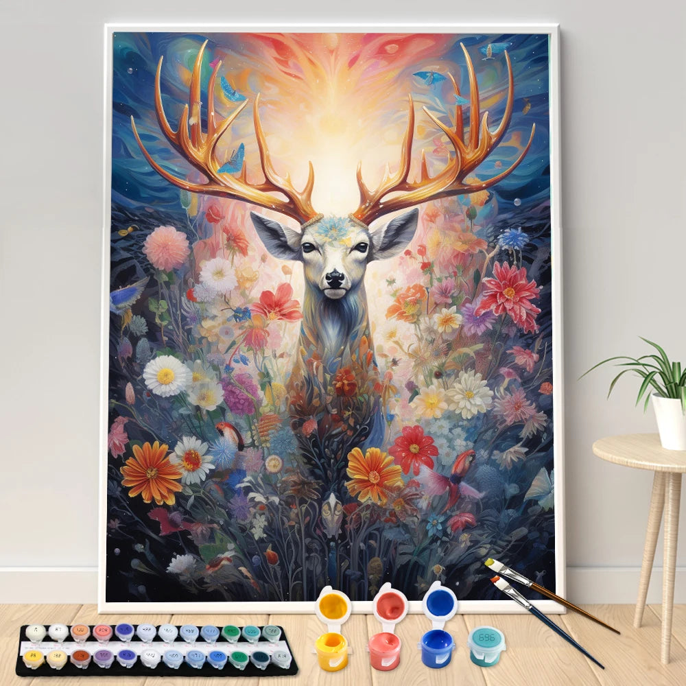 Kit Creativo - Dipingi con i numeri - Animali