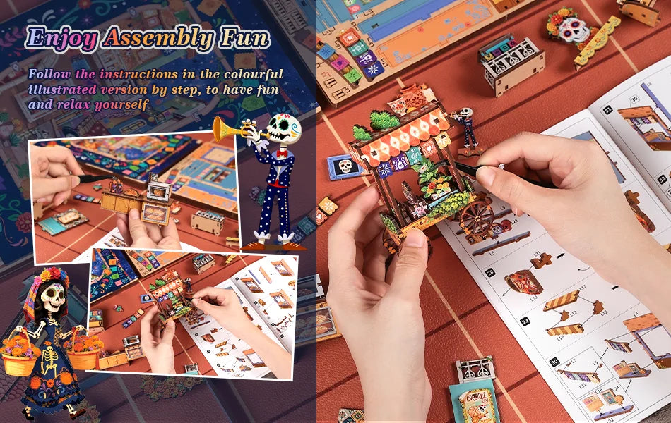 Kit angolo libro fai da te Piazza dei Muertos
