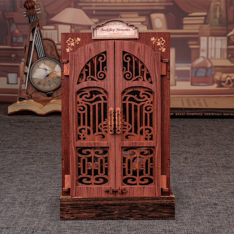 DIY Book Nook Kit Miniature - Bookshop Memories - Kit creativo