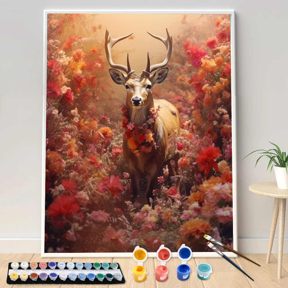 Kit Creativo - Dipingi con i numeri - Animali