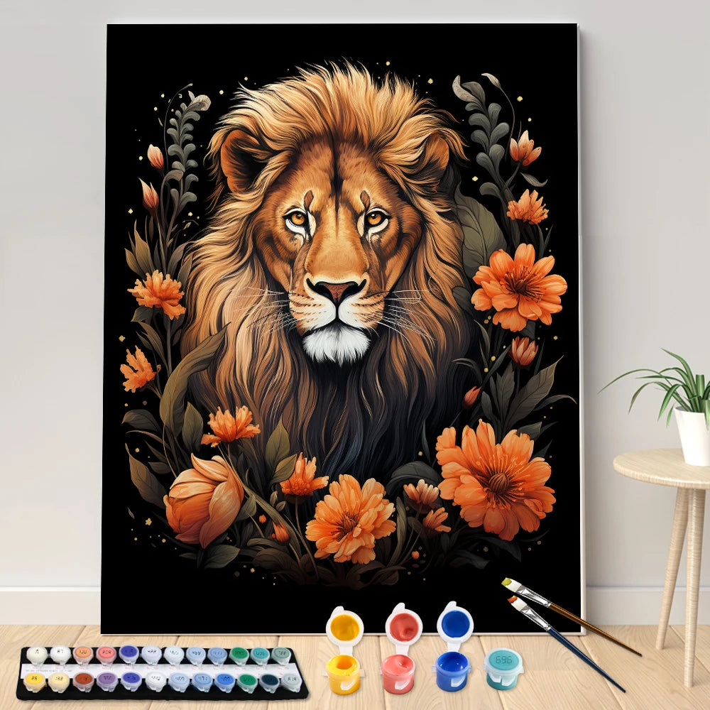 Kit Creativo - Dipingi con i numeri - Animali