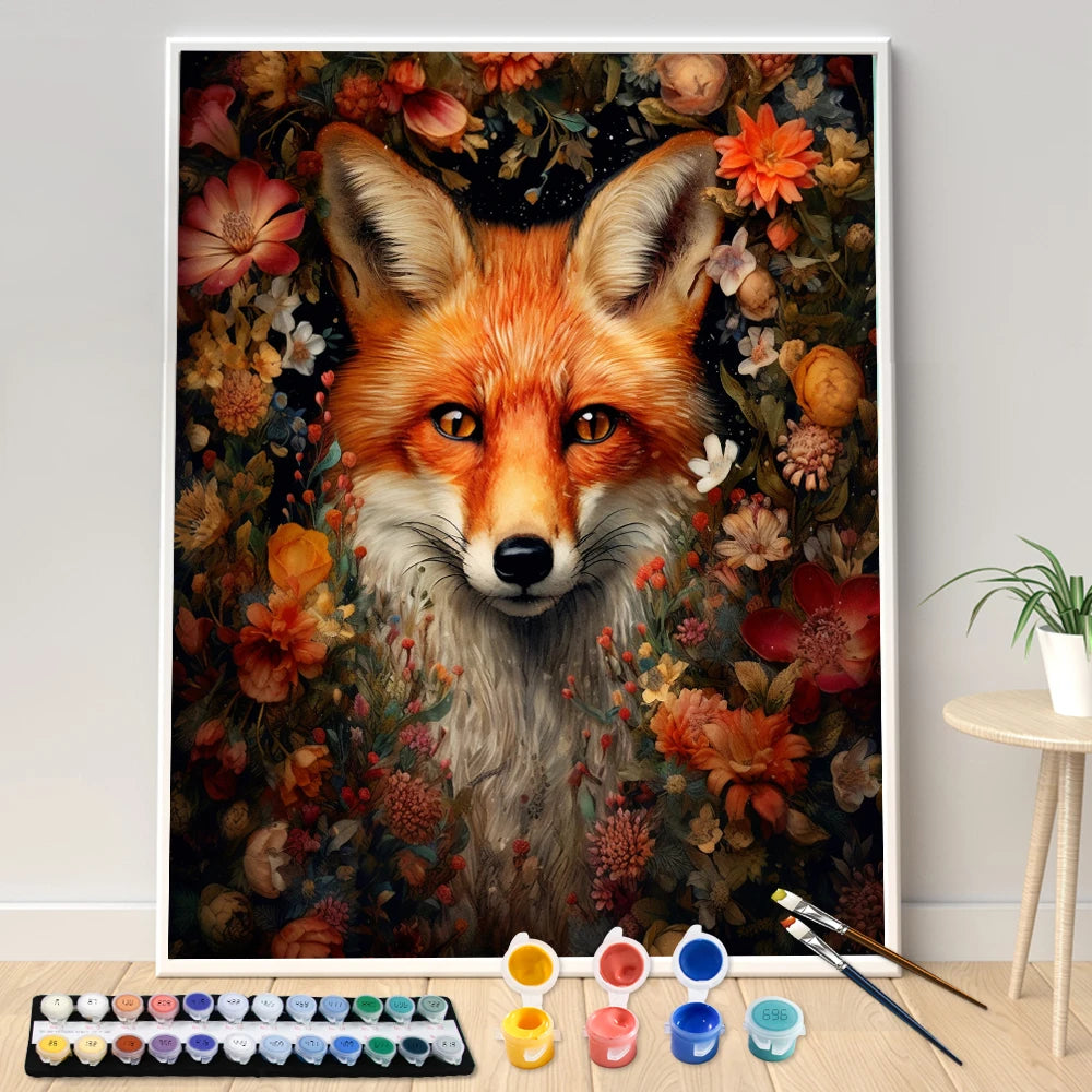 Kit Creativo - Dipingi con i numeri - Animali