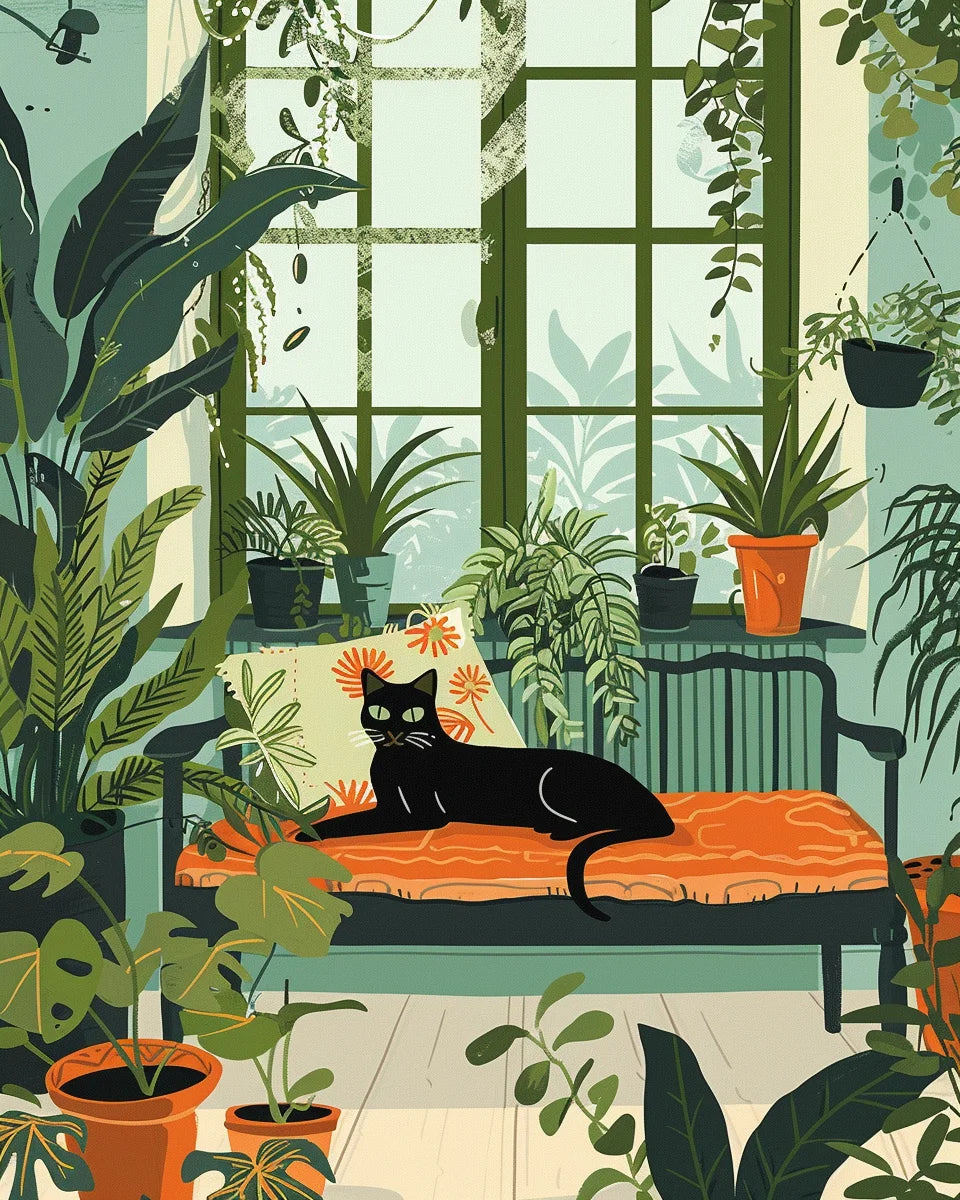Kit Creativo - Dipingi con i numeri - Gatto