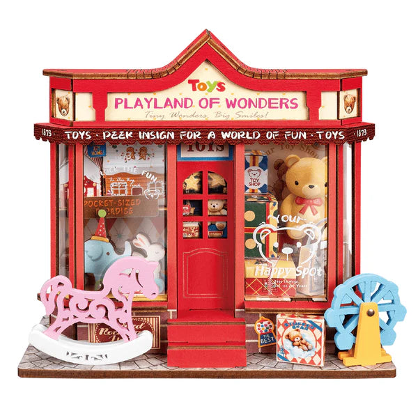 Whimsy Toy Shop Casa in miniatura fai da te - Book Nook kit -