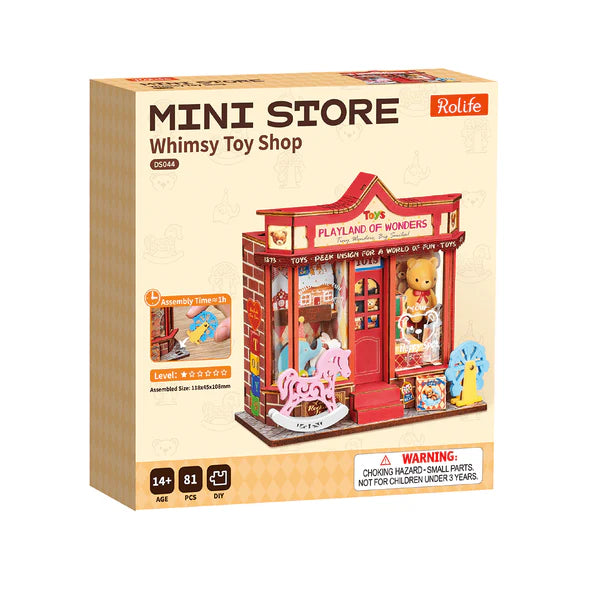Whimsy Toy Shop Casa in miniatura fai da te - Book Nook kit -