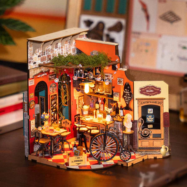 Cheers Bar & Dining Book Nook Kit Diorama MIniature