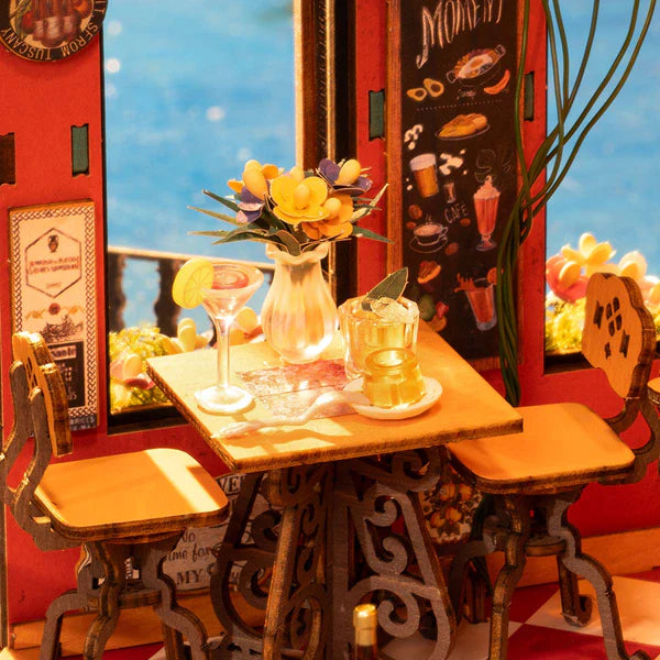 Cheers Bar & Dining Book Nook Kit Diorama MIniature
