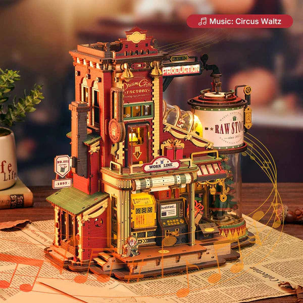 Carillon in Legno, Regalo di Natale, Puzzle 3D in Legno, Modellini in Legno, Migliori Regali per Bambini e Adulti