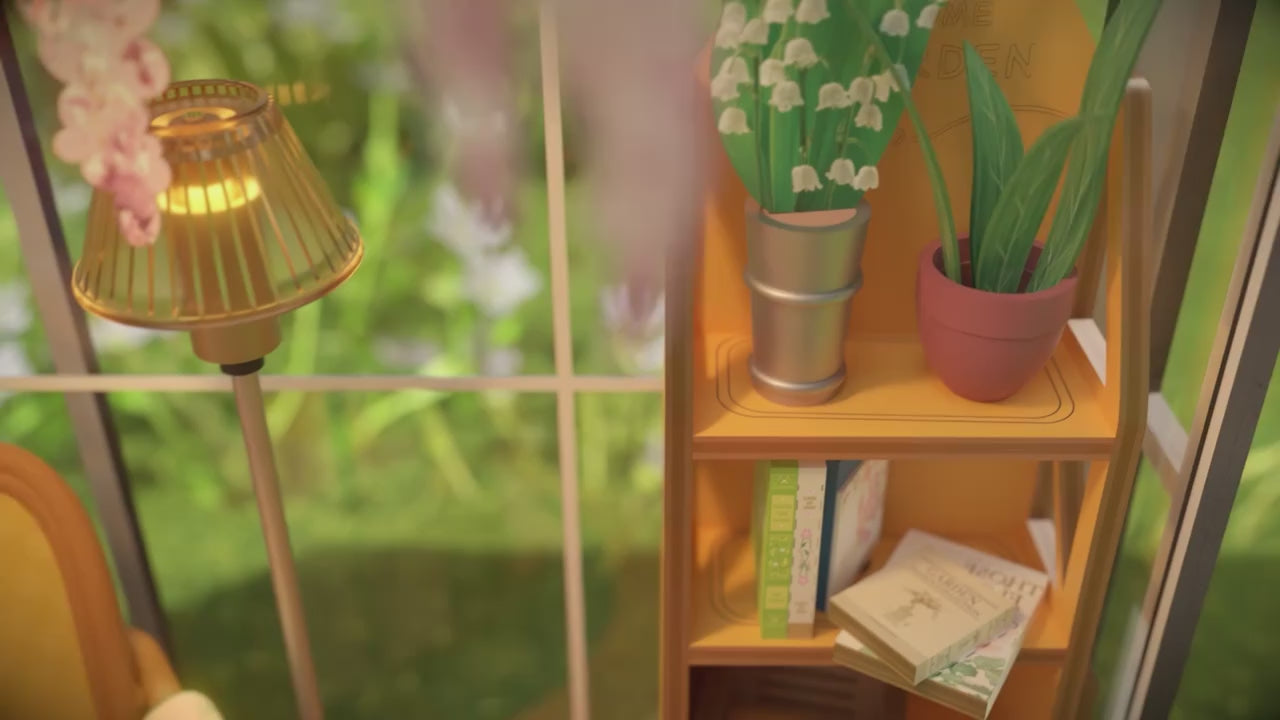 Holiday Garden House  - Book Nook DIY Kit: La Tua Serra Francese