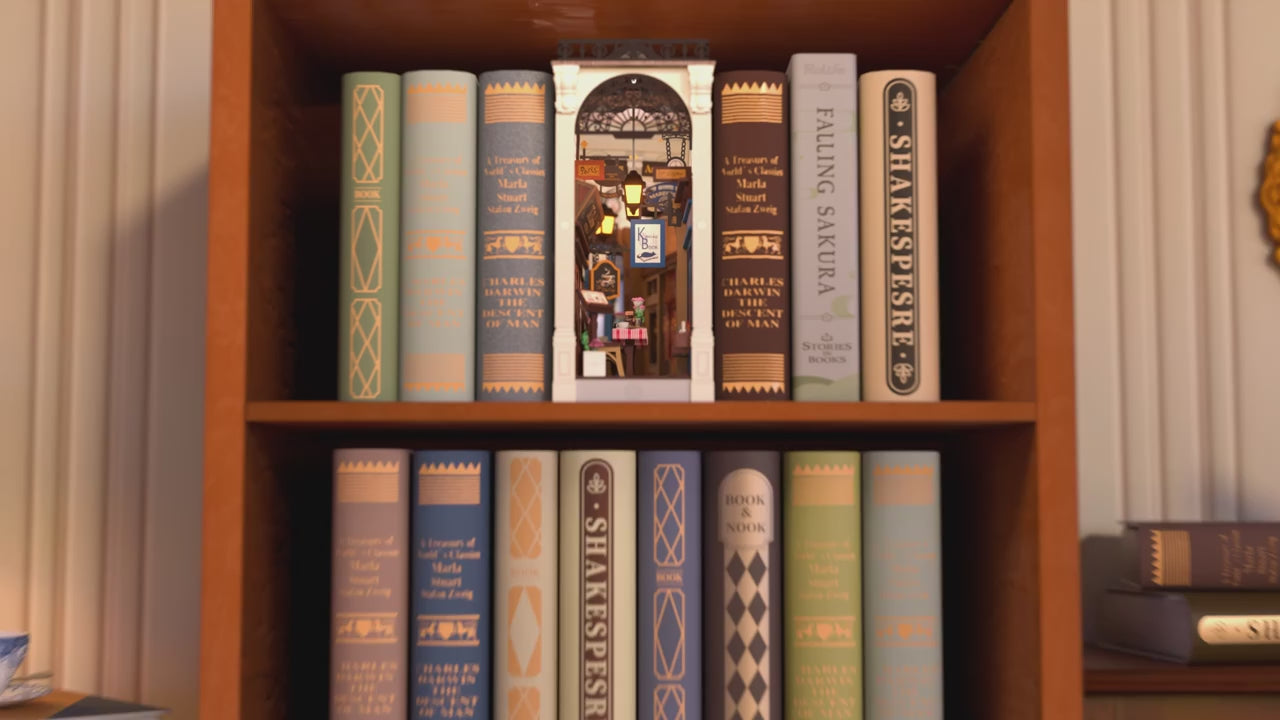 Arcade Dating DIY Book Nook Diorama fai da te Miniature
