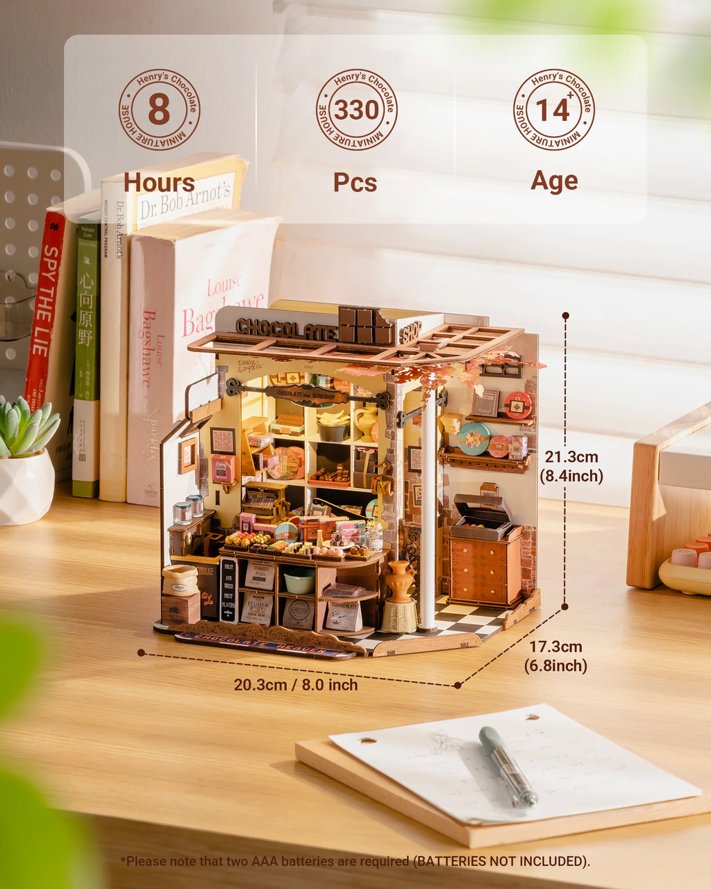 Book Nook Kit - Fai da te - Love Chocolate -