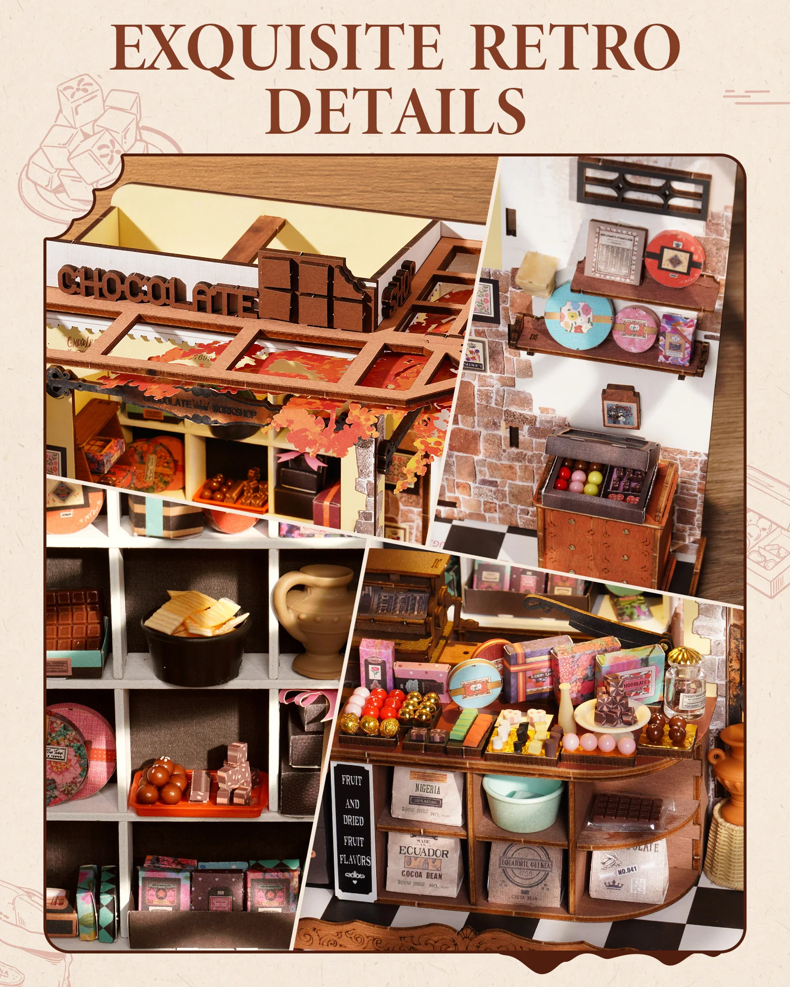 Book Nook Kit - Fai da te - Love Chocolate -