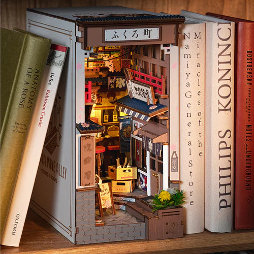 Sakura Wine Alley DIY Book Nook Kit Diorama Miniature